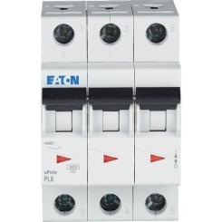 Автоматический выключатель Eaton 3-п. М3 С 10А PL6 6кА Фото 1
