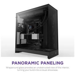 Корпус для ПК NZXT H9 Flow Dual-Chamber All Black Фото 6