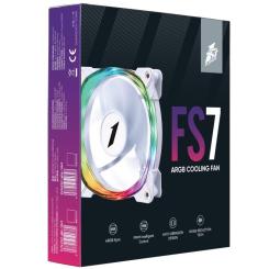 Кулер для корпуса 1stPlayer FS7 White Фото 9