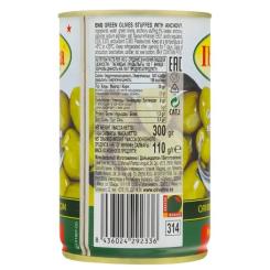 Овощная консервация Iberica Оливки фаршированные анчоусом 300 г Фото 1