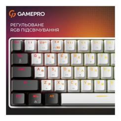 Клавиатура GamePro Genesis Infinity MK130BW Outemu Swithes USB White Фото 7