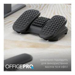 Подставка для ног OfficePro FR730 регульована масажна Black Фото 10