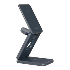 Зарядное устройство Canyon Foldable wireless charger 15W 3in1 Metal Фото 2