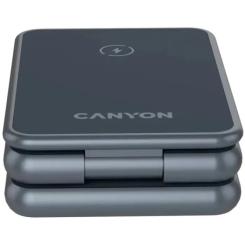Зарядное устройство Canyon Foldable wireless charger 15W 3in1 Metal Фото 6
