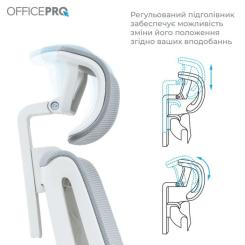 Офисное кресло OfficePro Harmony OC310-W-LG-LG Фото 4