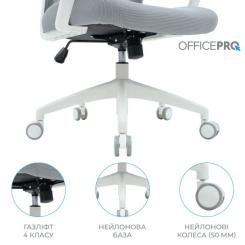 Офисное кресло OfficePro Harmony OC310-W-LG-LG Фото 8