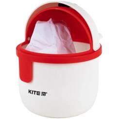 Корзина для бумаг Kite Настільний контейнер для сміття, білий Фото 3