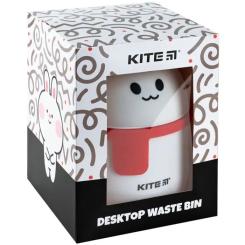 Корзина для бумаг Kite Настільний контейнер для сміття, білий Фото 4