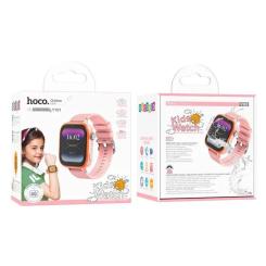 Смарт-часы HOCO Y101 4G children smart watch Pink Фото 2
