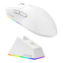 Мышка Ajazz AJ139 V2 MC Wireless/Bluetooth/USB White Фото 1