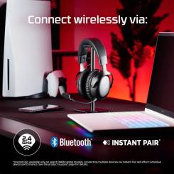 Наушники HyperX Cloud III S Wireless/USB-A/USB-C Black Фото 8