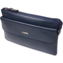 Сумка Canpellini З натуральної шкіри Синя Фото