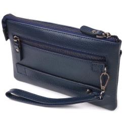 Сумка Canpellini З натуральної шкіри Синя Фото 1