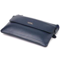 Сумка Canpellini З натуральної шкіри Синя Фото 4