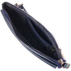 Сумка Canpellini З натуральної шкіри Синя Фото 5