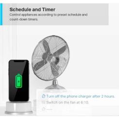 Умная розетка TP-Link Tapo P100M N300 BT 10A Фото 2