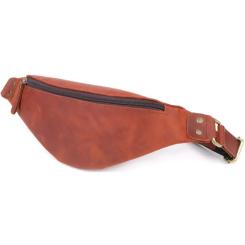 Сумка Shvigel Из натуральной кожи Рыжая Фото