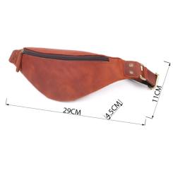 Сумка Shvigel Из натуральной кожи Рыжая Фото 2