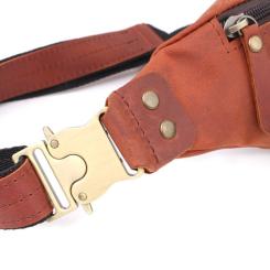 Сумка Shvigel Из натуральной кожи Рыжая Фото 4