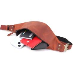 Сумка Shvigel Из натуральной кожи Рыжая Фото 6