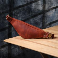 Сумка Shvigel Из натуральной кожи Рыжая Фото 8