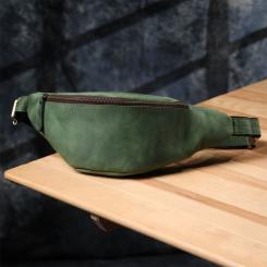 Сумка Shvigel Из натуральной кожи Зеленая Фото 8