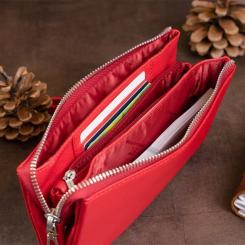 Кошелек ST Leather Красный Фото 10