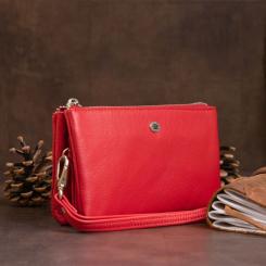 Кошелек ST Leather Красный Фото 7