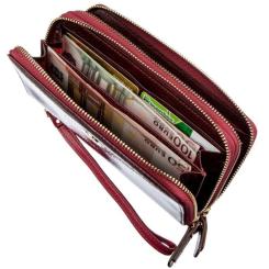 Кошелек ST Leather Бордовый Фото 4