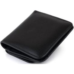 Кошелек ST Leather На кнопці Чорний Фото 1