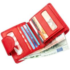 Кошелек ST Leather Красный Фото 6