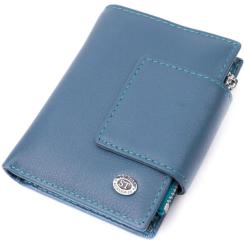 Кошелек ST Leather Из натуральной кожи Бирюзовый Фото