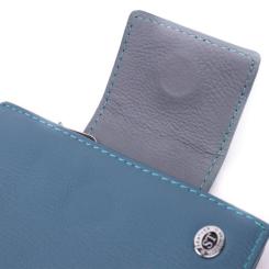 Кошелек ST Leather Из натуральной кожи Бирюзовый Фото 2