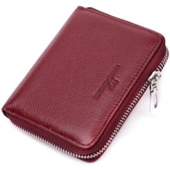Кошелек ST Leather Из натуральной кожи Бордовый Фото