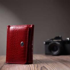 Кошелек ST Leather Из натуральной кожи Красный Фото 9