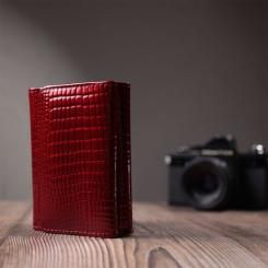 Кошелек ST Leather Из натуральной кожи Красный Фото 10
