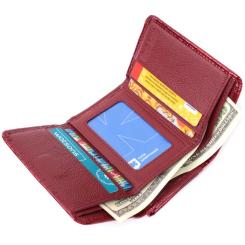 Кошелек ST Leather Из натуральной кожи Красный Фото 7