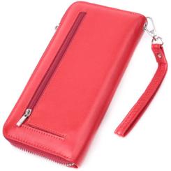 Кошелек ST Leather Из натуральной кожи Красный Фото 1