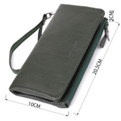 Кошелек ST Leather Из натуральной кожи Зеленый Фото 2