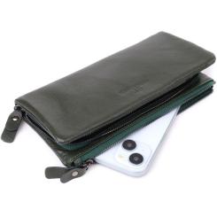 Кошелек ST Leather Из натуральной кожи Зеленый Фото 7