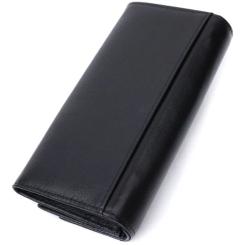 Кошелек ST Leather Из натуральной кожи Черный Фото 1