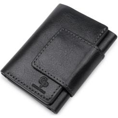 Портмоне Grande Pelle Кожаное Синее Фото