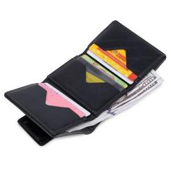 Портмоне Grande Pelle Кожаное Синее Фото 6