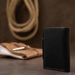 Портмоне Grande Pelle Кожаное Синее Фото 8