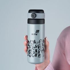Термос Kite 500 мл, сірий Фото 5