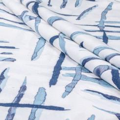 Постельное белье Home Line Фланель (сине-белый) семейный Фото 1