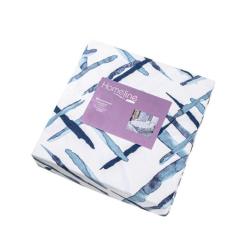 Постельное белье Home Line Фланель (сине-белый) семейный Фото 2