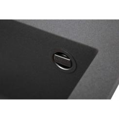 Мойка кухонная Elleci Q 105 on top titanium 73 Фото 4