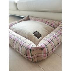 Лежак для животных Chloe's Home Дублин М розовый Фото 1