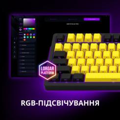 Клавиатура Lorgar KBP70TKLW Wireless TKL Mechanical Pro UA Beige Фото 9